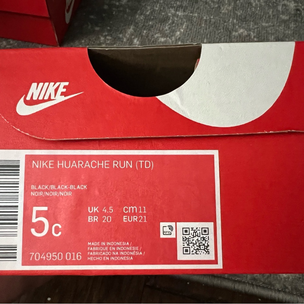 Nike Huarache run toddler size 5c